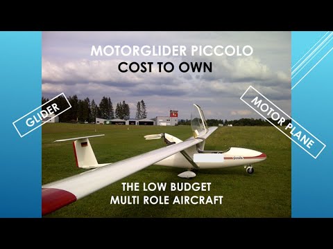 cost to own motorglider piccolo